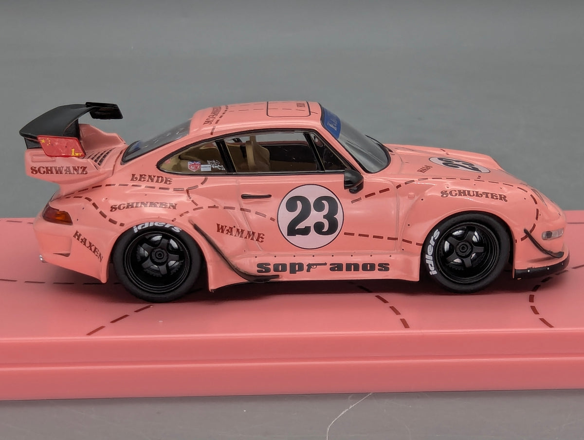 Modellautos 1:43 Tarmac Porsche 911 RWB 993 Sopranos Pink Pig #23 mit OVP