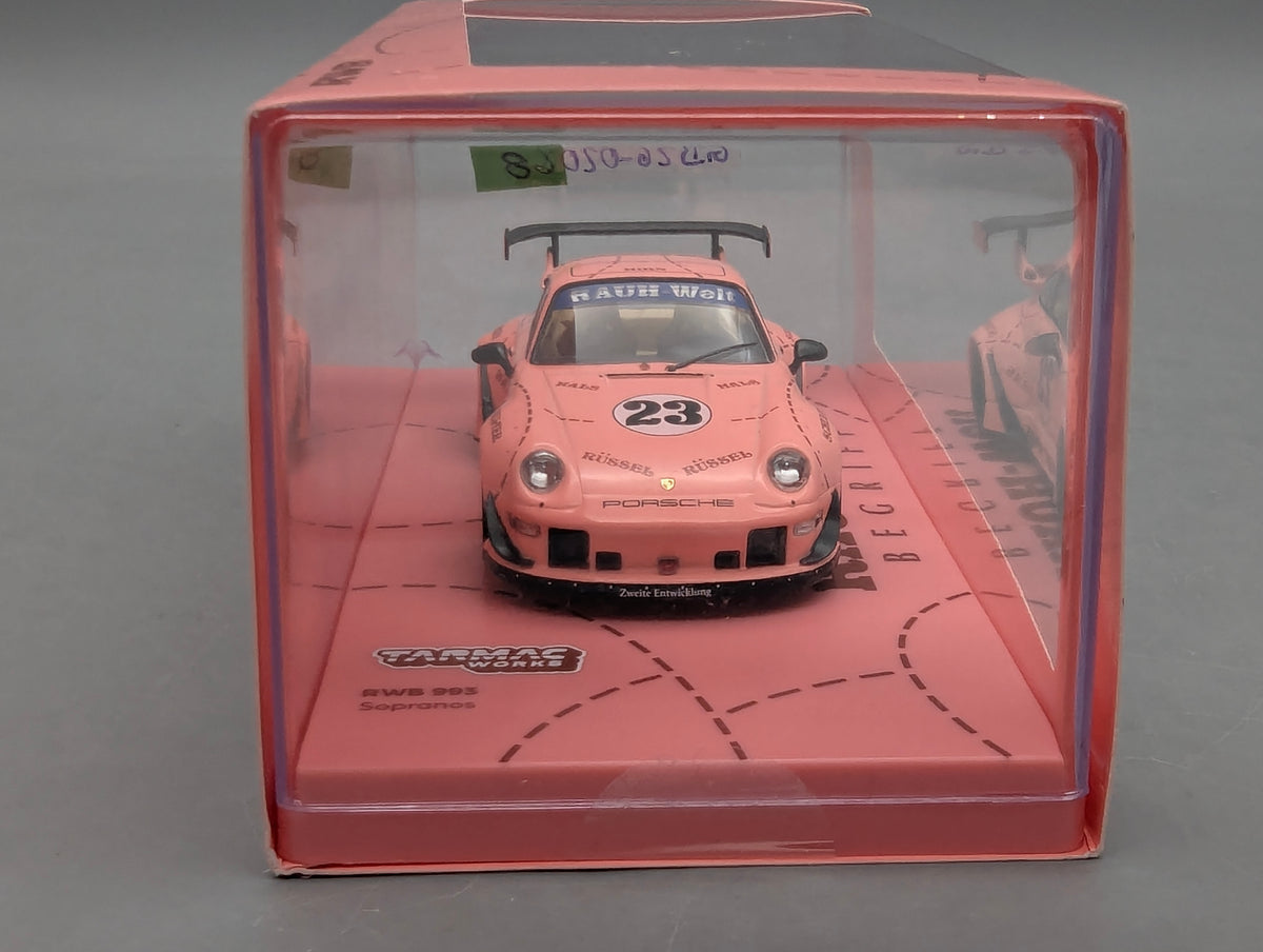 Modellautos 1:43 Tarmac Porsche 911 RWB 993 Sopranos Pink Pig #23 mit OVP