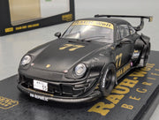Modellautos 1:43 Tarmac Porsche 911 RWB 993 Oba Bone #77 mit OVP