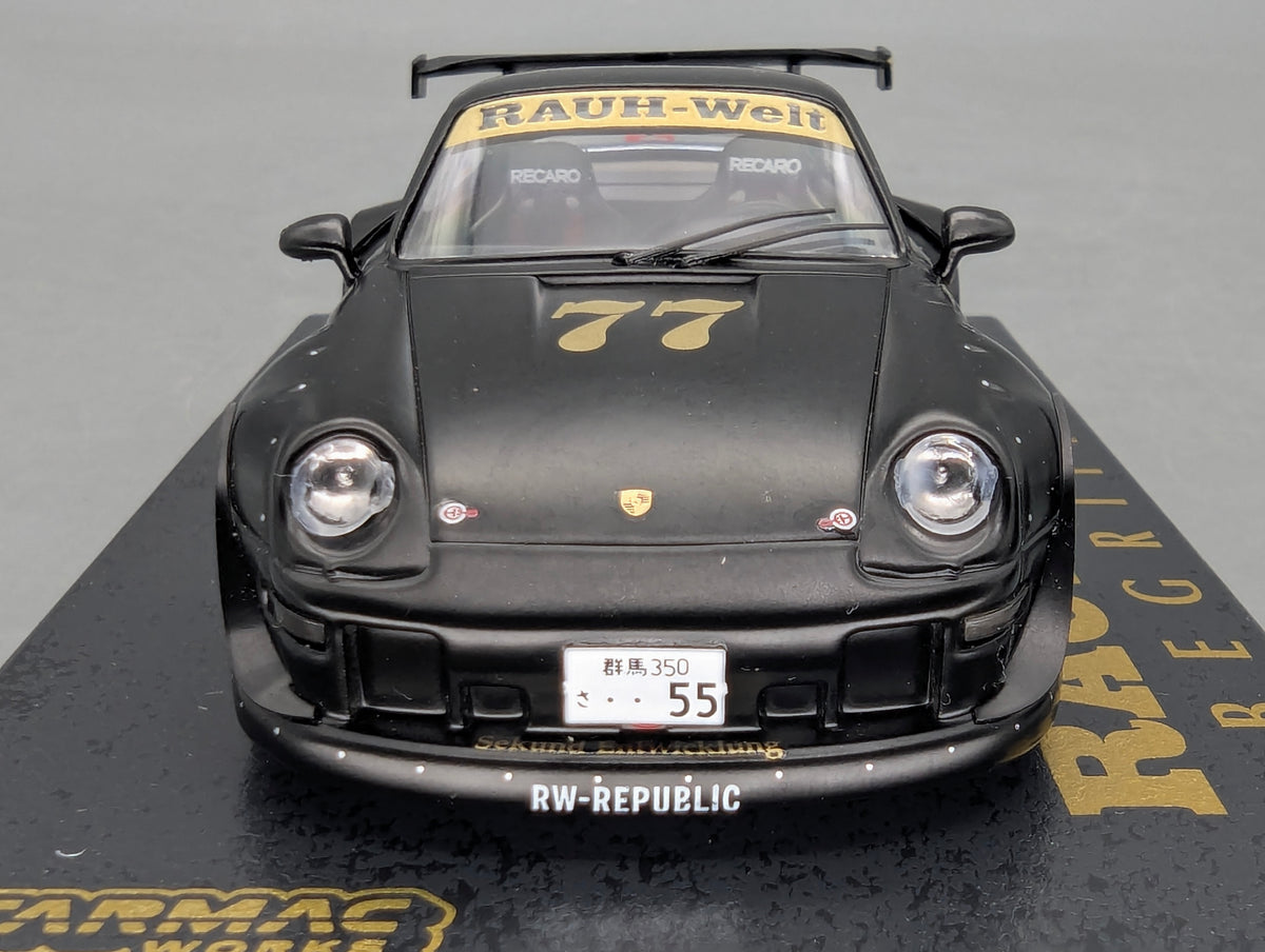Modellautos 1:43 Tarmac Porsche 911 RWB 993 Oba Bone #77 mit OVP