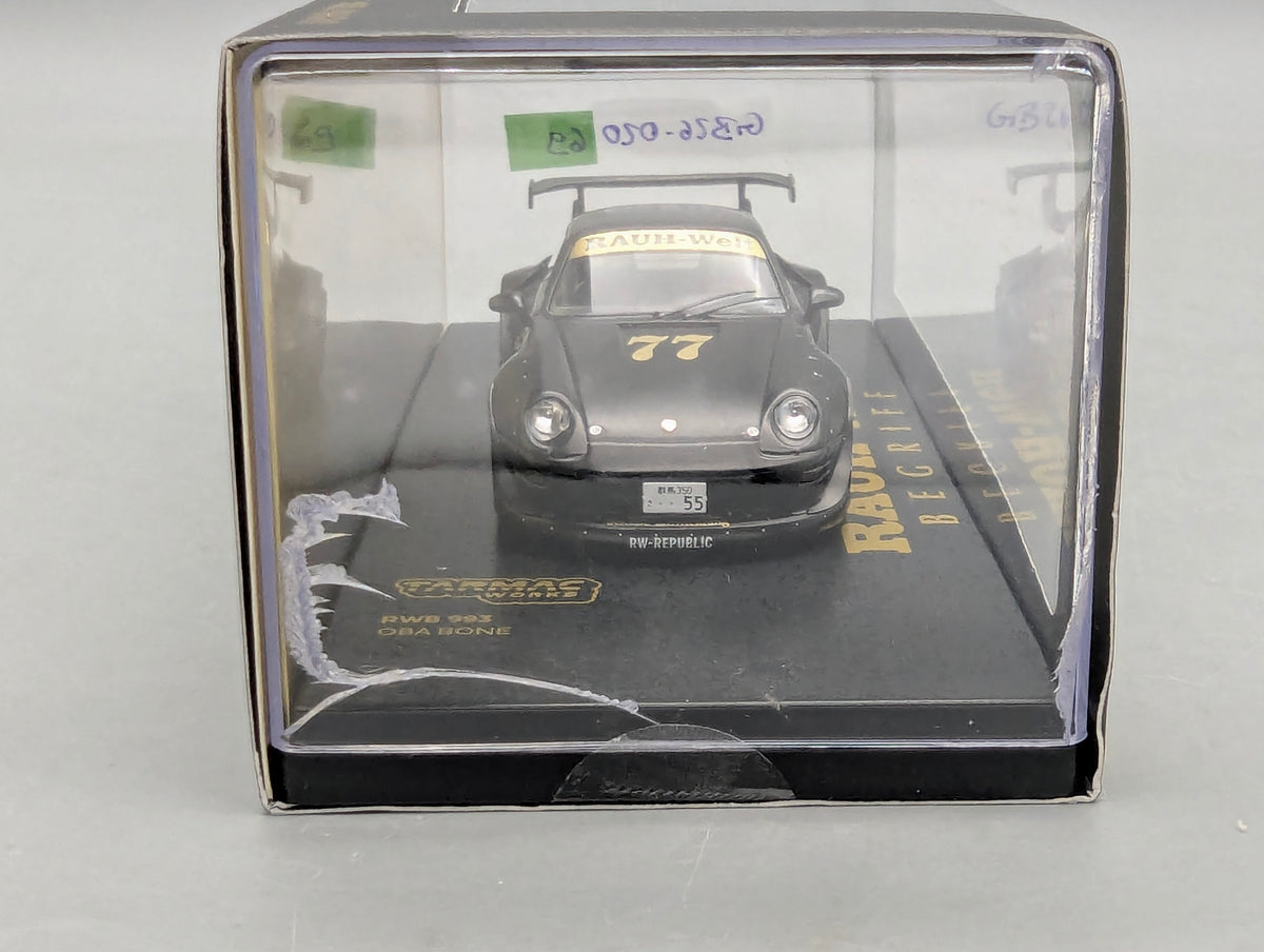 Modellautos 1:43 Tarmac Porsche 911 RWB 993 Oba Bone #77 mit OVP
