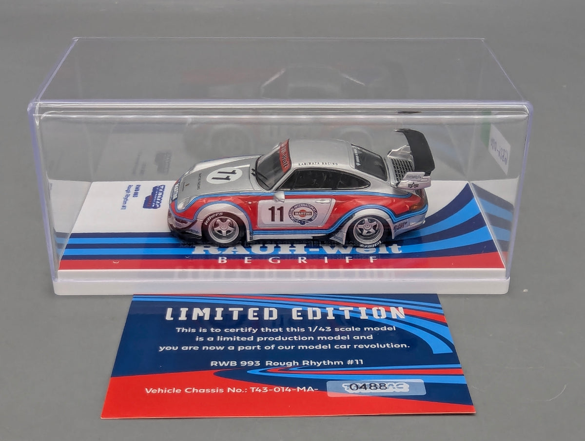Modellautos 1:43 Tarmac Porsche 911 RWB 993 Rough Rhythm #11 mit OVP