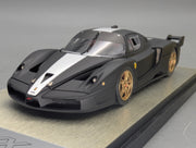Modellautos 1:43 BBR Ferrari FXX 2006 Matt Black Ltd 20/20 mit Vitrine und OVP