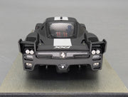 Modellautos 1:43 BBR Ferrari FXX 2006 Matt Black Ltd 20/20 mit Vitrine und OVP