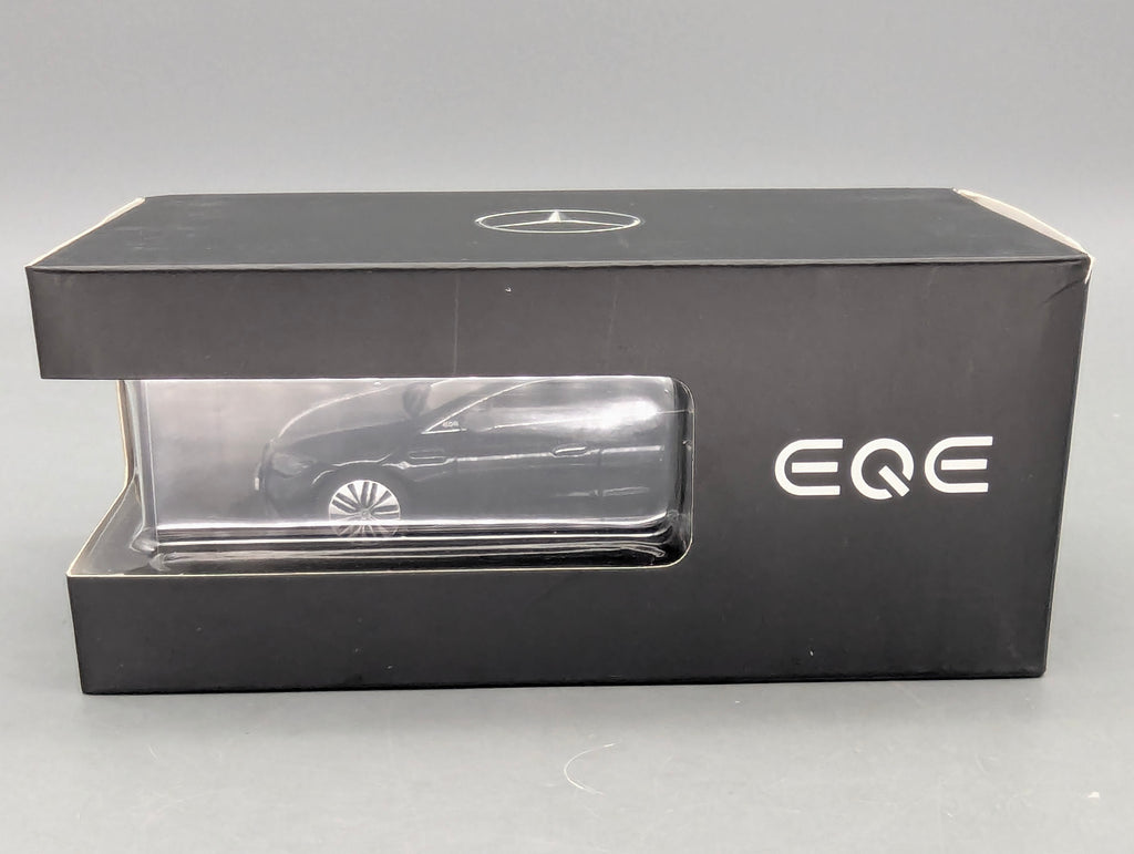 Modellautos 1:43 Herpa Mercedes Benz EQE Obsidianschwarz Schwarz Dealer OVP