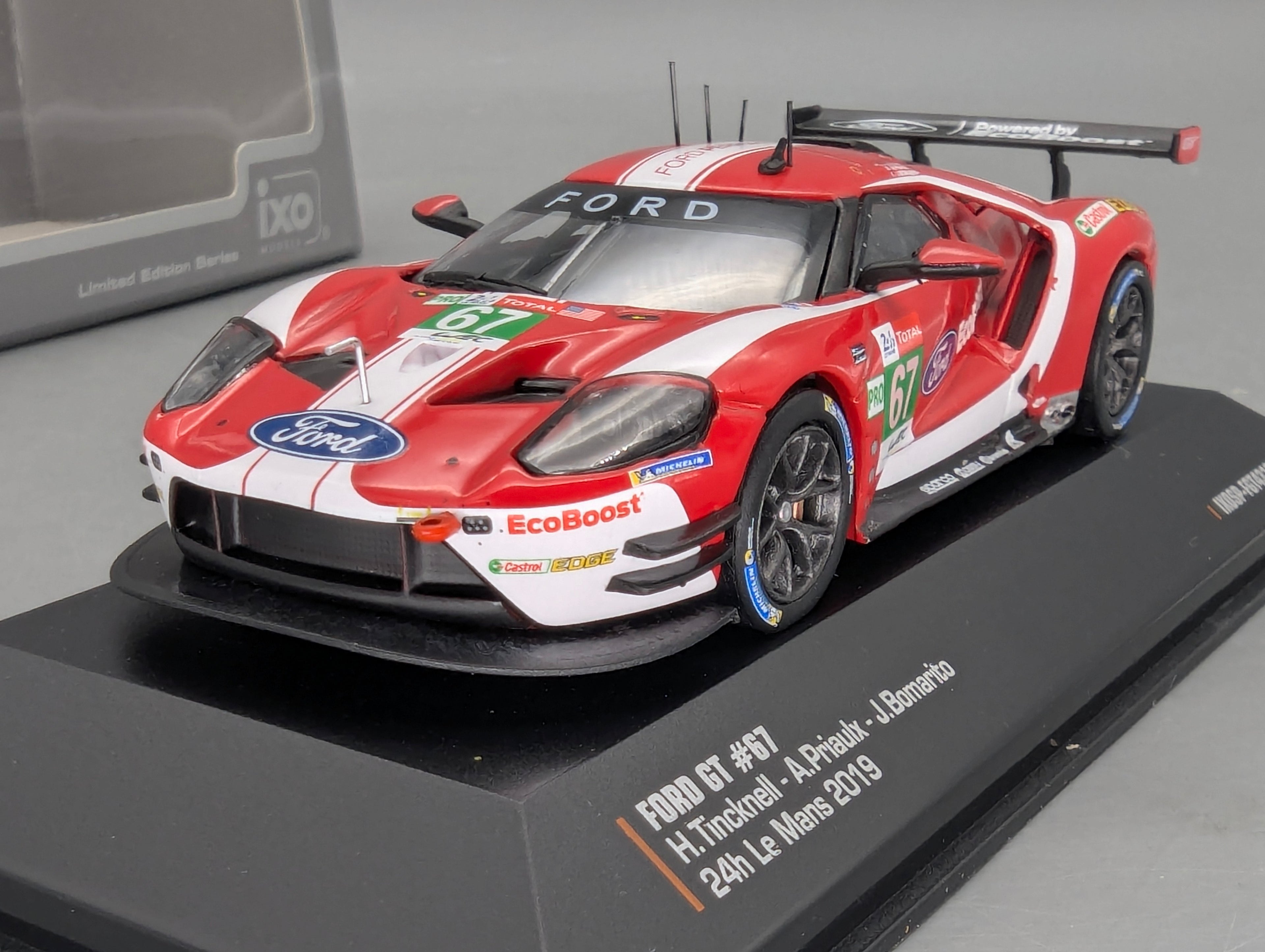 Modellautos 1:43 Ixo Ford GT 24h Le Mans 2019 #67 mit OVP