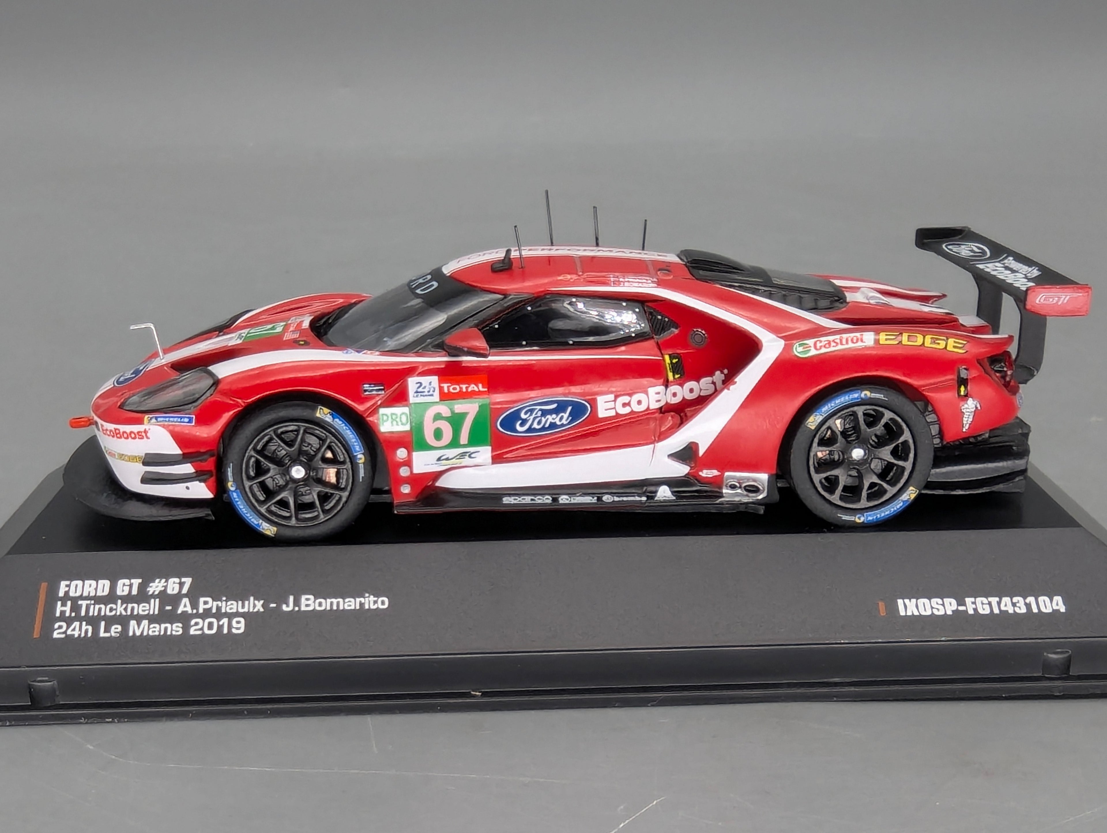 Modellautos 1:43 Ixo Ford GT 24h Le Mans 2019 #67 mit OVP