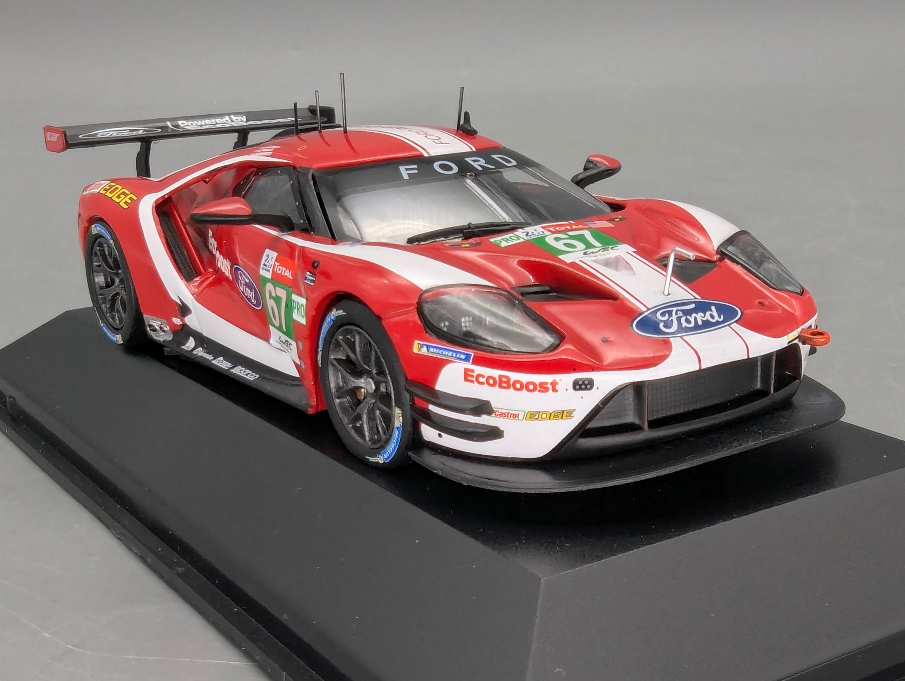 Modellautos 1:43 Ixo Ford GT 24h Le Mans 2019 #67 mit OVP