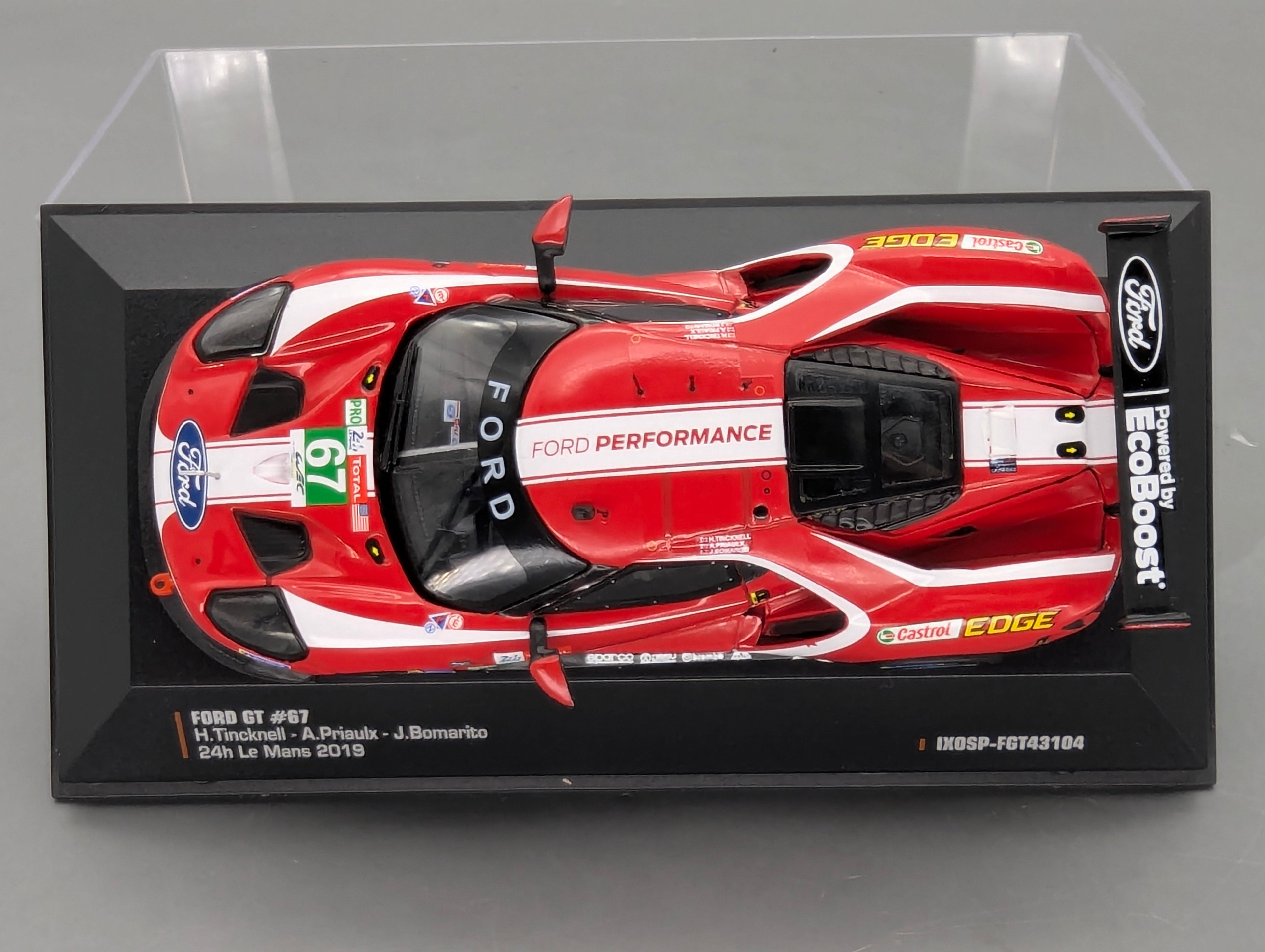 Modellautos 1:43 Ixo Ford GT 24h Le Mans 2019 #67 mit OVP