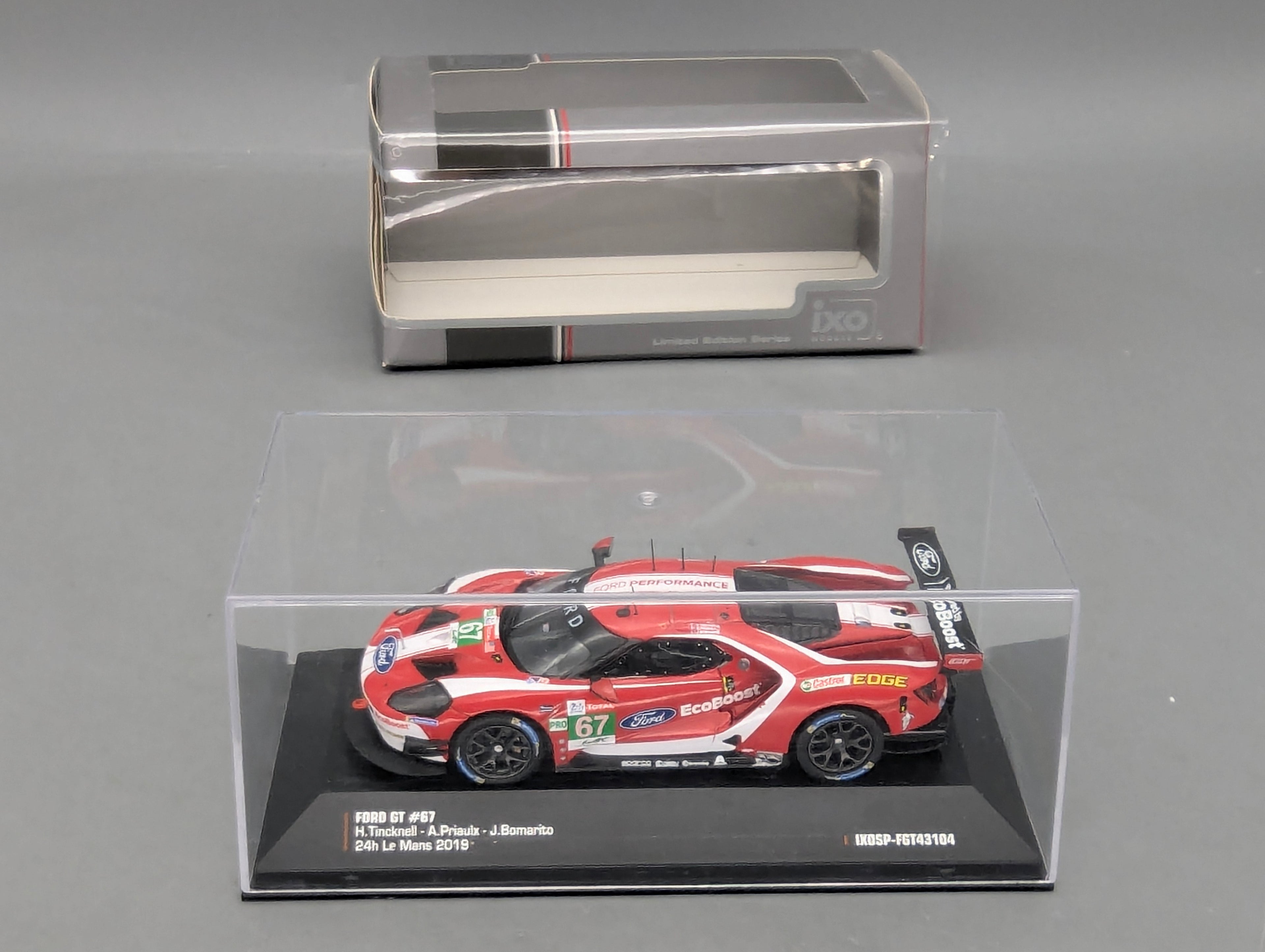 Modellautos 1:43 Ixo Ford GT 24h Le Mans 2019 #67 mit OVP