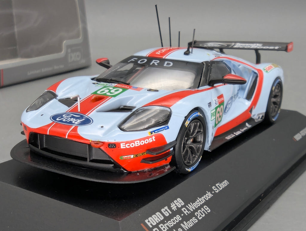 Modellautos 1:43 Ixo Ford GT 24h Le Mans 2019 #69 mit OVP