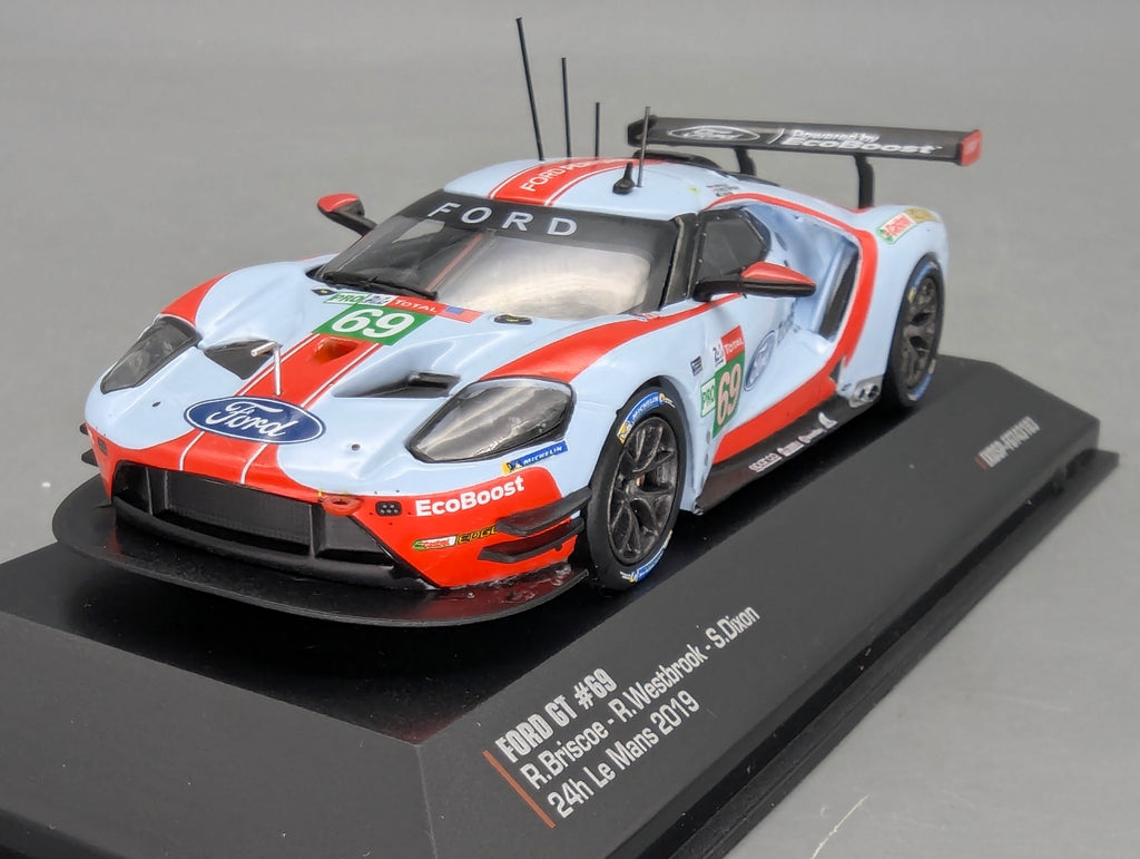 Modellautos 1:43 Ixo Ford GT 24h Le Mans 2019 #69 mit OVP