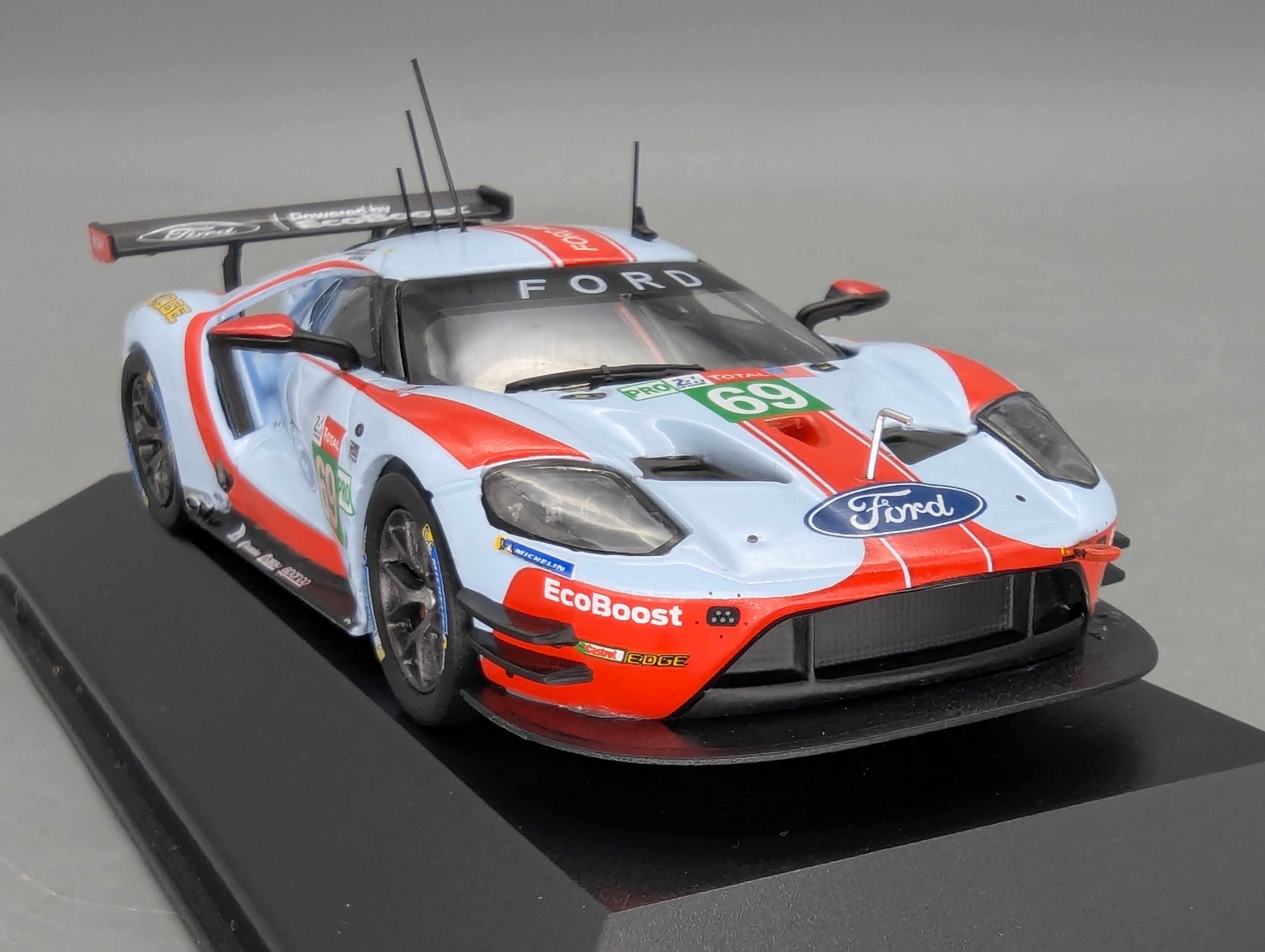 Modellautos 1:43 Ixo Ford GT 24h Le Mans 2019 #69 mit OVP