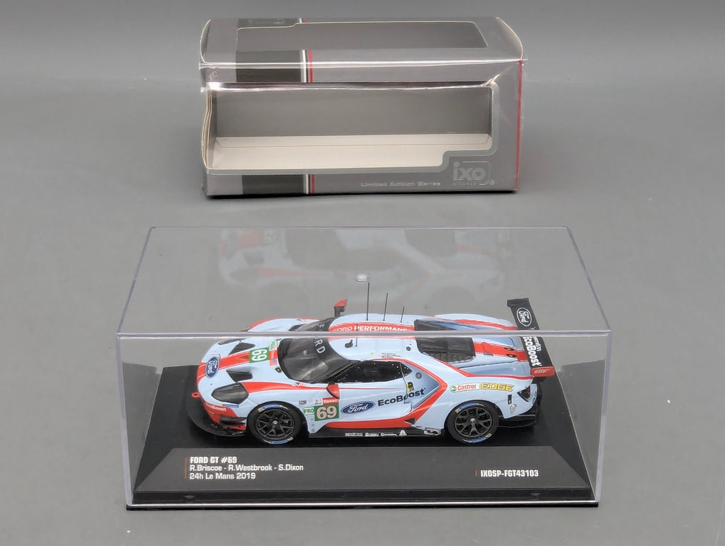 Modellautos 1:43 Ixo Ford GT 24h Le Mans 2019 #69 mit OVP