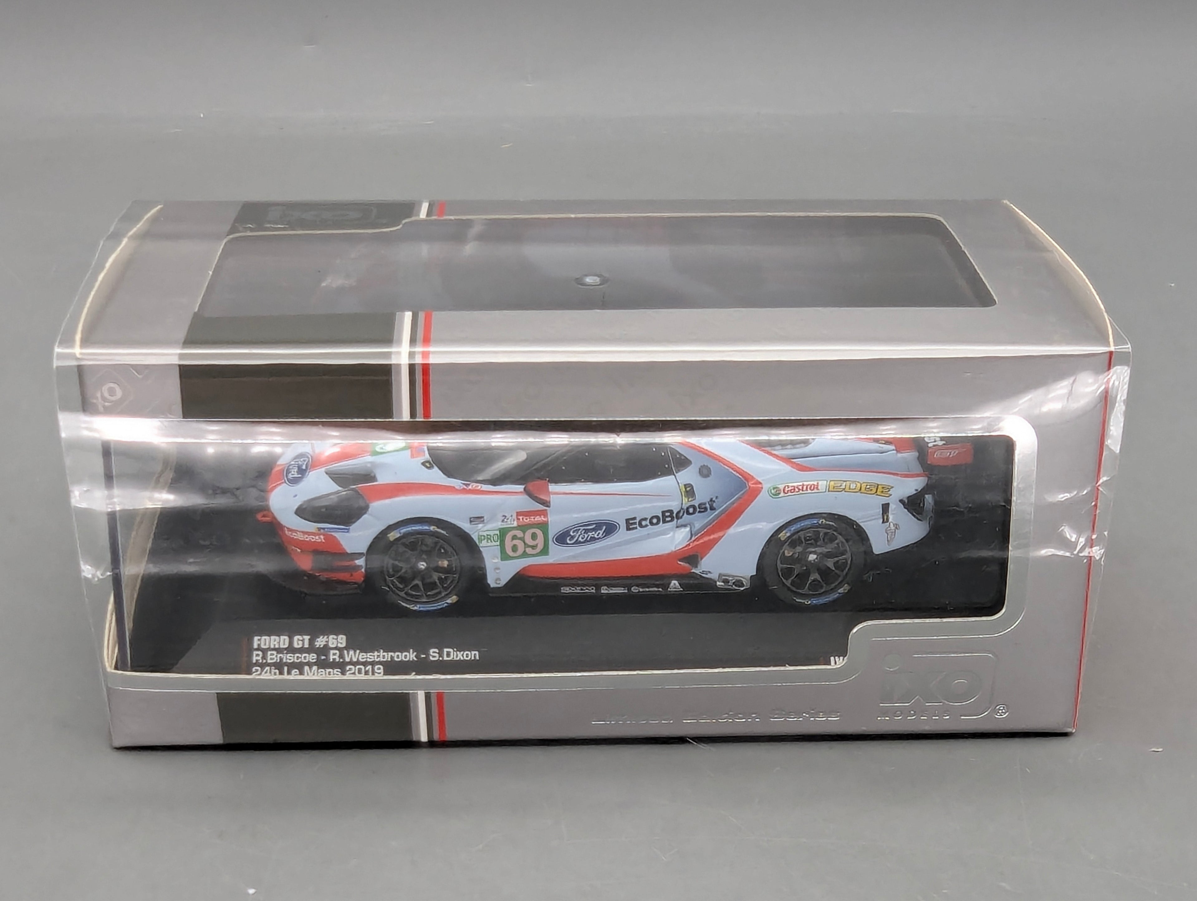Modellautos 1:43 Ixo Ford GT 24h Le Mans 2019 #69 mit OVP