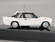 Modellautos 1:43 Ixo Fiat 131 Abarth Rally Specs Weiß 1978 mit Ersatzrädern mit OVP