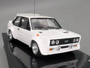 Modellautos 1:43 Ixo Fiat 131 Abarth Rally Specs Weiß 1978 mit Ersatzrädern mit OVP