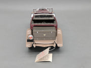 Modellautos 1:24 Franklin Mint Duesenberg J Derham Tourster Weinrot in Styroporbox