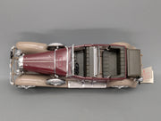 Modellautos 1:24 Franklin Mint Duesenberg J Derham Tourster Weinrot in Styroporbox