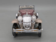 Modellautos 1:24 Franklin Mint Duesenberg J Derham Tourster Weinrot in Styroporbox
