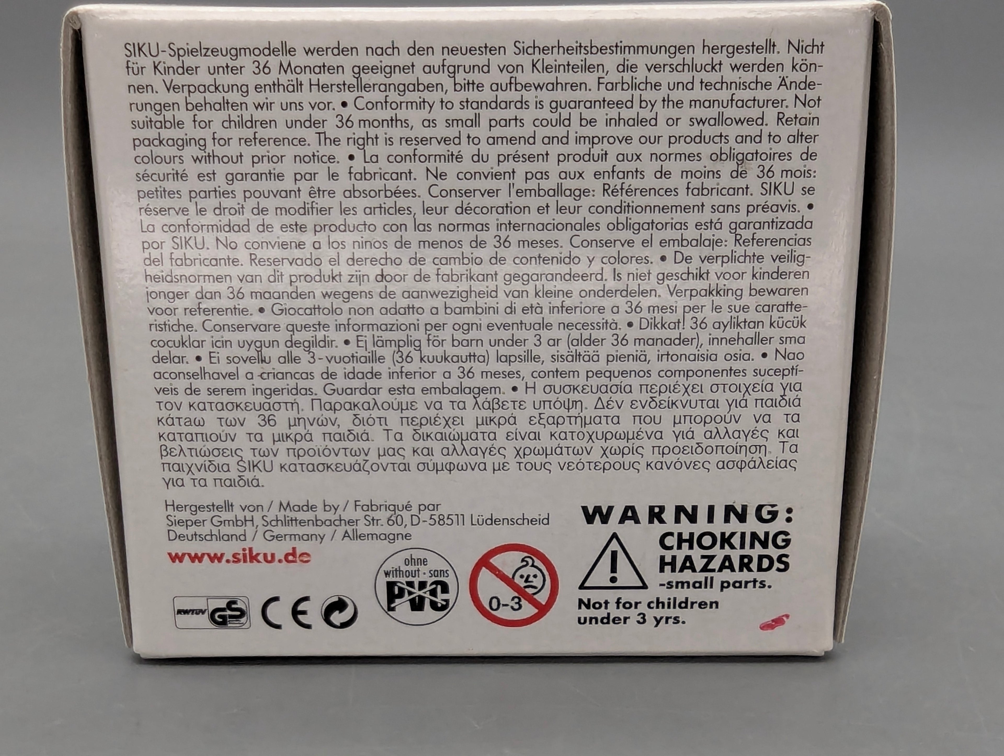 Landwirtschafts Modelle 1:32 Siku Feldspritzet Limited Edition Weiß mit OVP