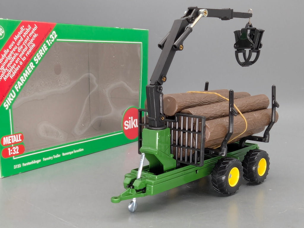 Landwirtschafts Modelle 1:32 Siku Farmer 3155 Forstanhänger mit OVP