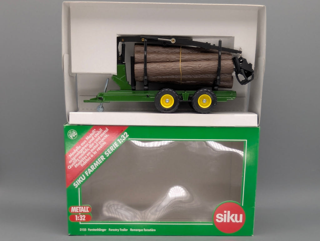 Landwirtschafts Modelle 1:32 Siku Farmer 3155 Forstanhänger mit OVP