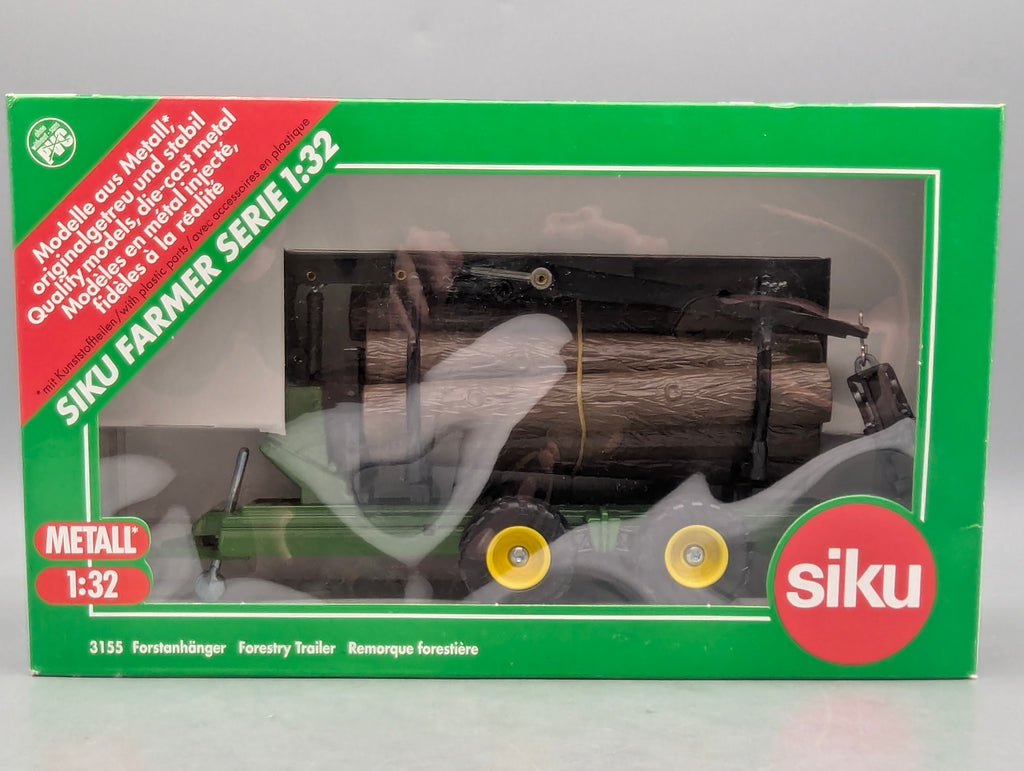 Landwirtschafts Modelle 1:32 Siku Farmer 3155 Forstanhänger mit OVP