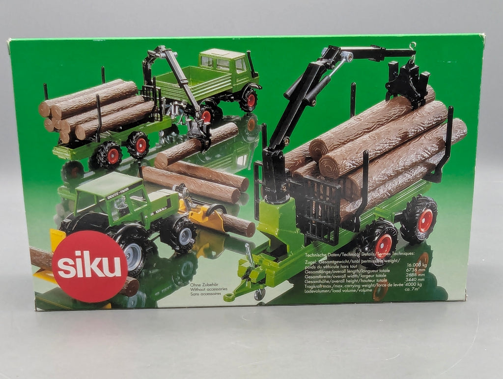 Landwirtschafts Modelle 1:32 Siku Farmer 3155 Forstanhänger mit OVP