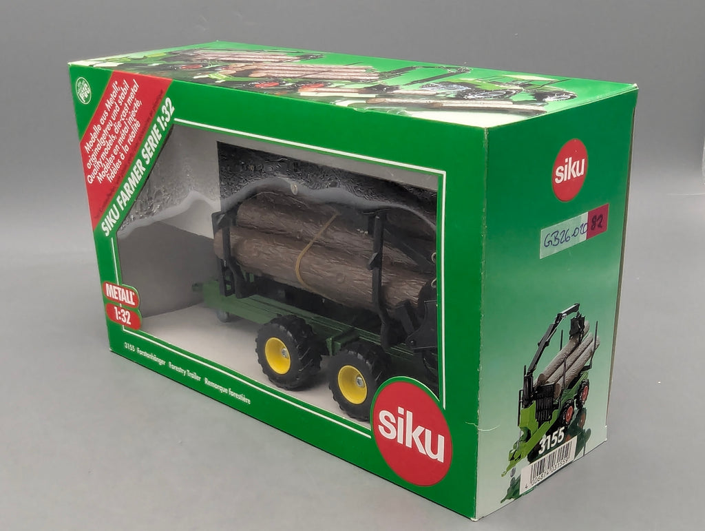 Landwirtschafts Modelle 1:32 Siku Farmer 3155 Forstanhänger mit OVP