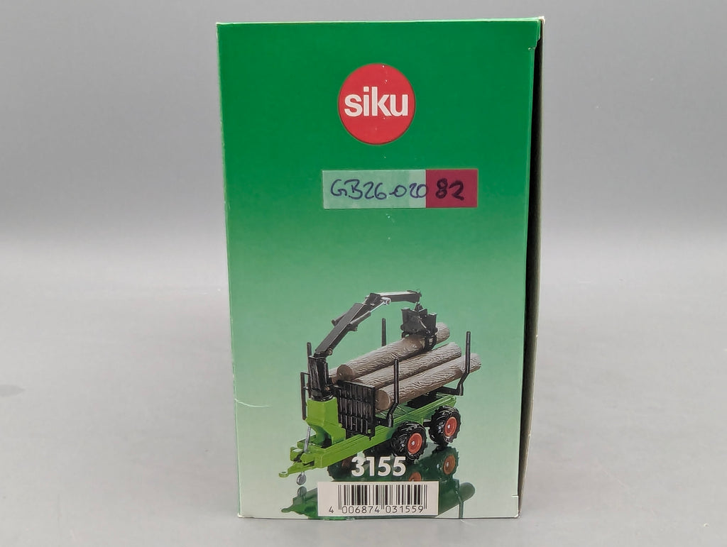Landwirtschafts Modelle 1:32 Siku Farmer 3155 Forstanhänger mit OVP
