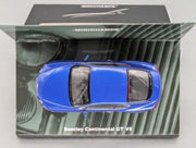 Modellautos 1:43 Minichamps Bentley Continental GT V8 2011 Blue Metallic mit OVP