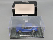 Modellautos 1:43 Minichamps Bentley Continental GT V8 2011 Blue Metallic mit OVP
