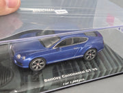 Modellautos 1:43 Minichamps Bentley Continental GT V8 2011 Blue Metallic mit OVP