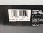 Modellautos 1:43 Minichamps Audi Typ A Phaeton 1910 mit OVP