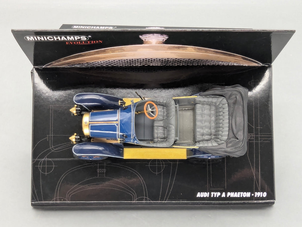 Modellautos 1:43 Minichamps Audi Typ A Phaeton 1910 mit OVP