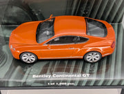 Modellautos 1:43 Minichamps Bentley Continental GT 2011 Orange Metallic mit OVP