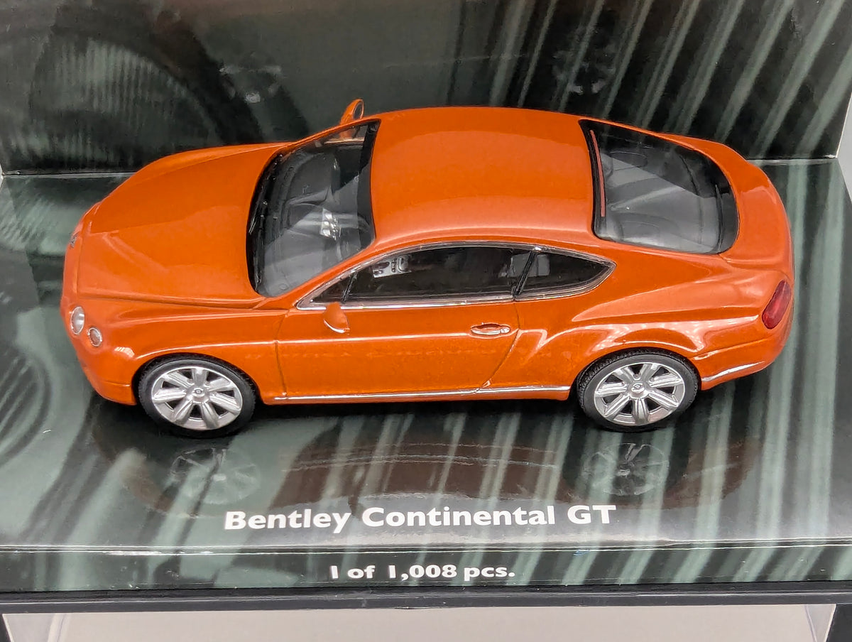 Modellautos 1:43 Minichamps Bentley Continental GT 2011 Orange Metallic mit OVP