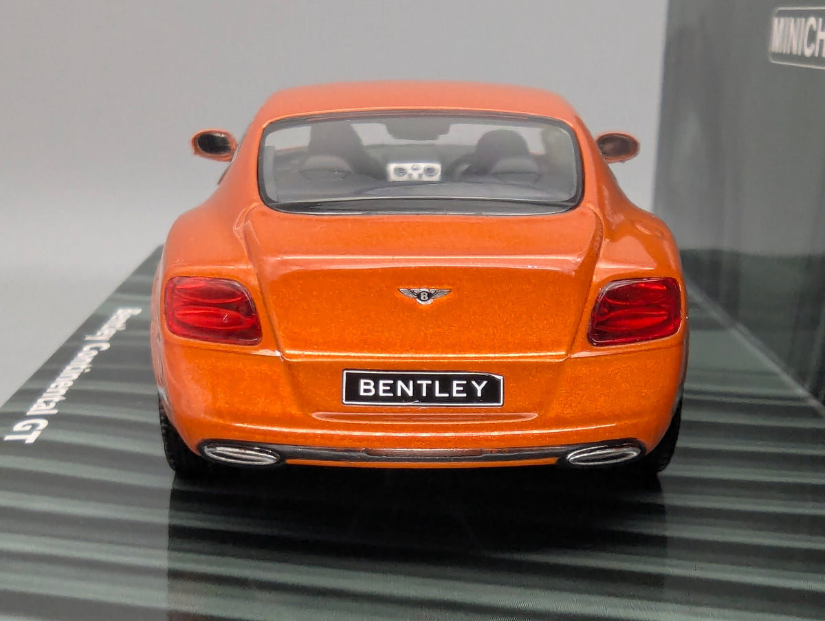 Modellautos 1:43 Minichamps Bentley Continental GT 2011 Orange Metallic mit OVP