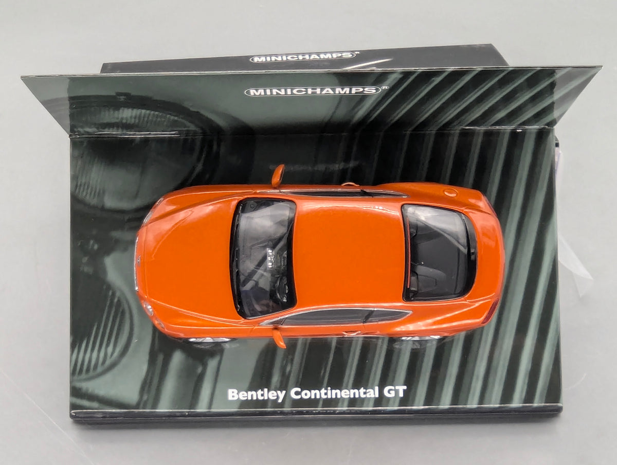 Modellautos 1:43 Minichamps Bentley Continental GT 2011 Orange Metallic mit OVP