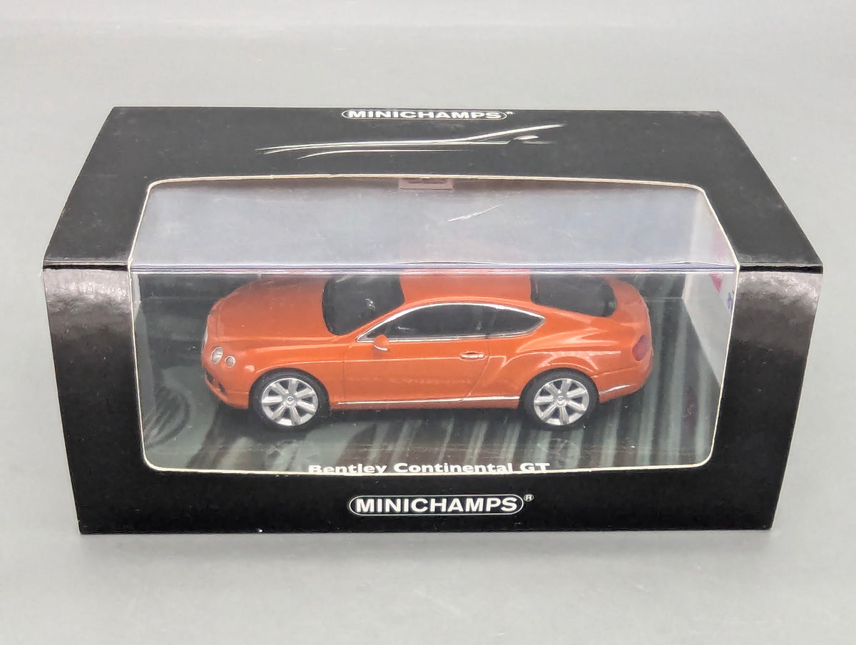 Modellautos 1:43 Minichamps Bentley Continental GT 2011 Orange Metallic mit OVP