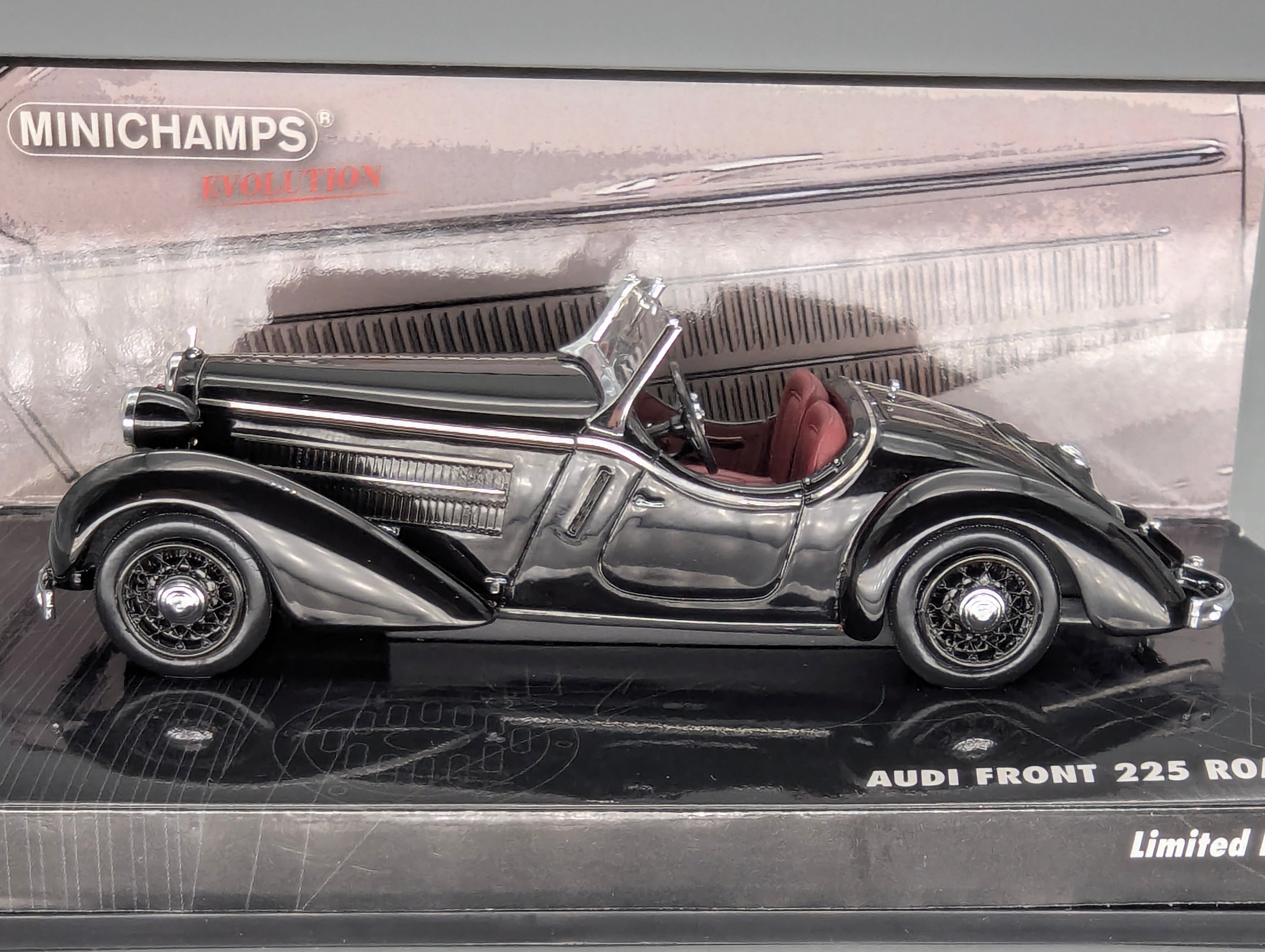 Modellautos 1:43 Minichamps Audi Front 225 Roadster 1935 mit OVP