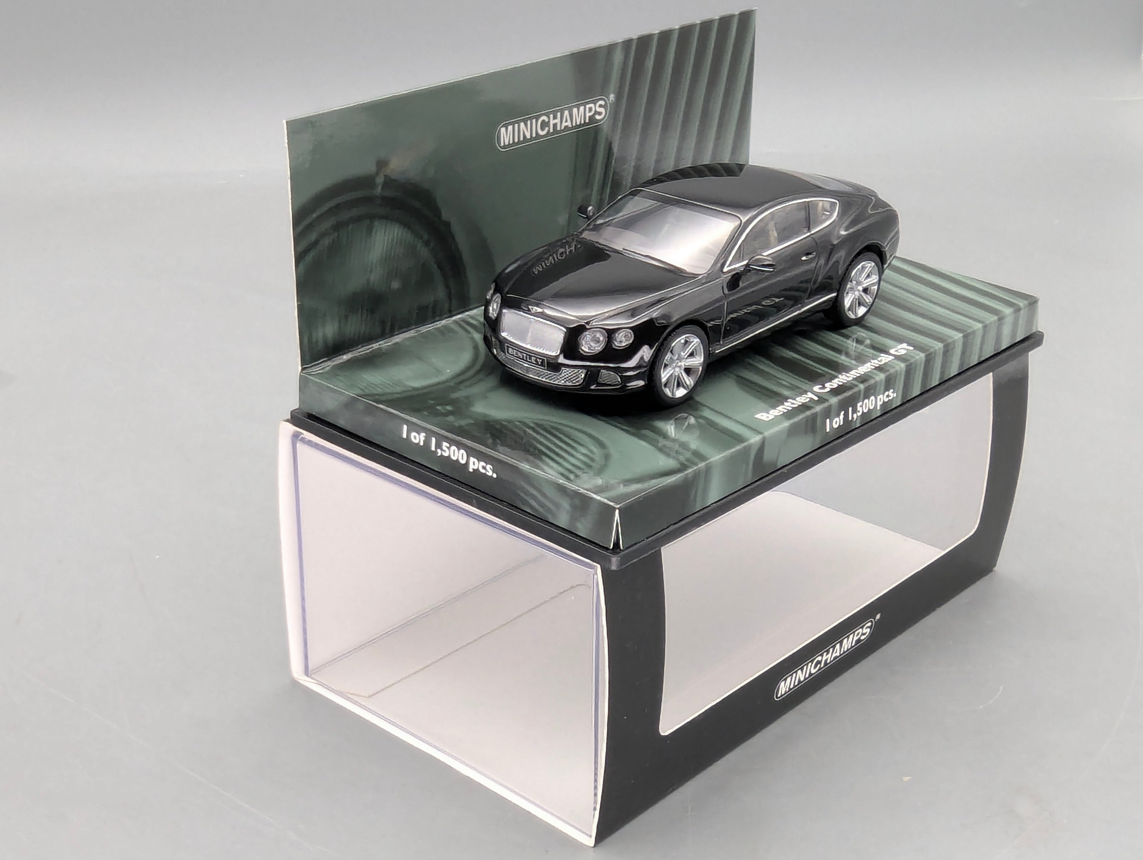 Coches en miniatura 1:43 Minichamps Mercedes Benz SL65 AMG Black Series Plata con embalaje original