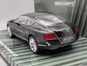 Modellautos 1:43 Minichamps Bentley Continental GT 2011 Black Schwarz mit OVP