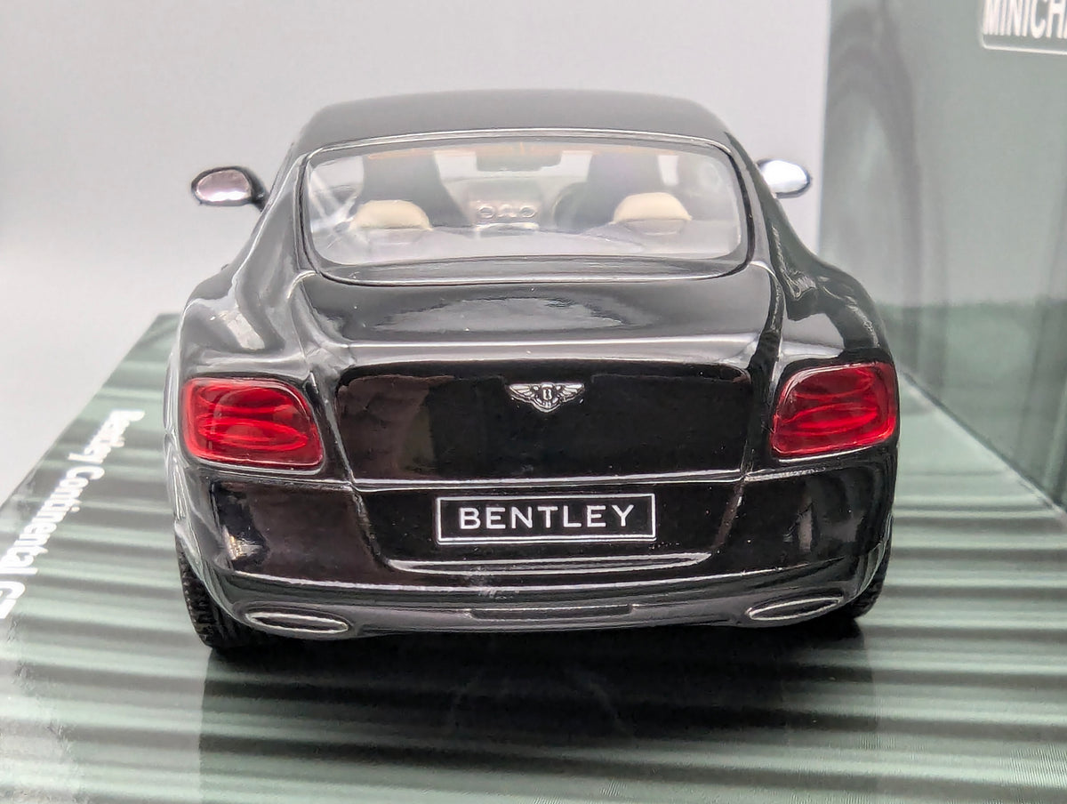 Modellautos 1:43 Minichamps Bentley Continental GT 2011 Black Schwarz mit OVP