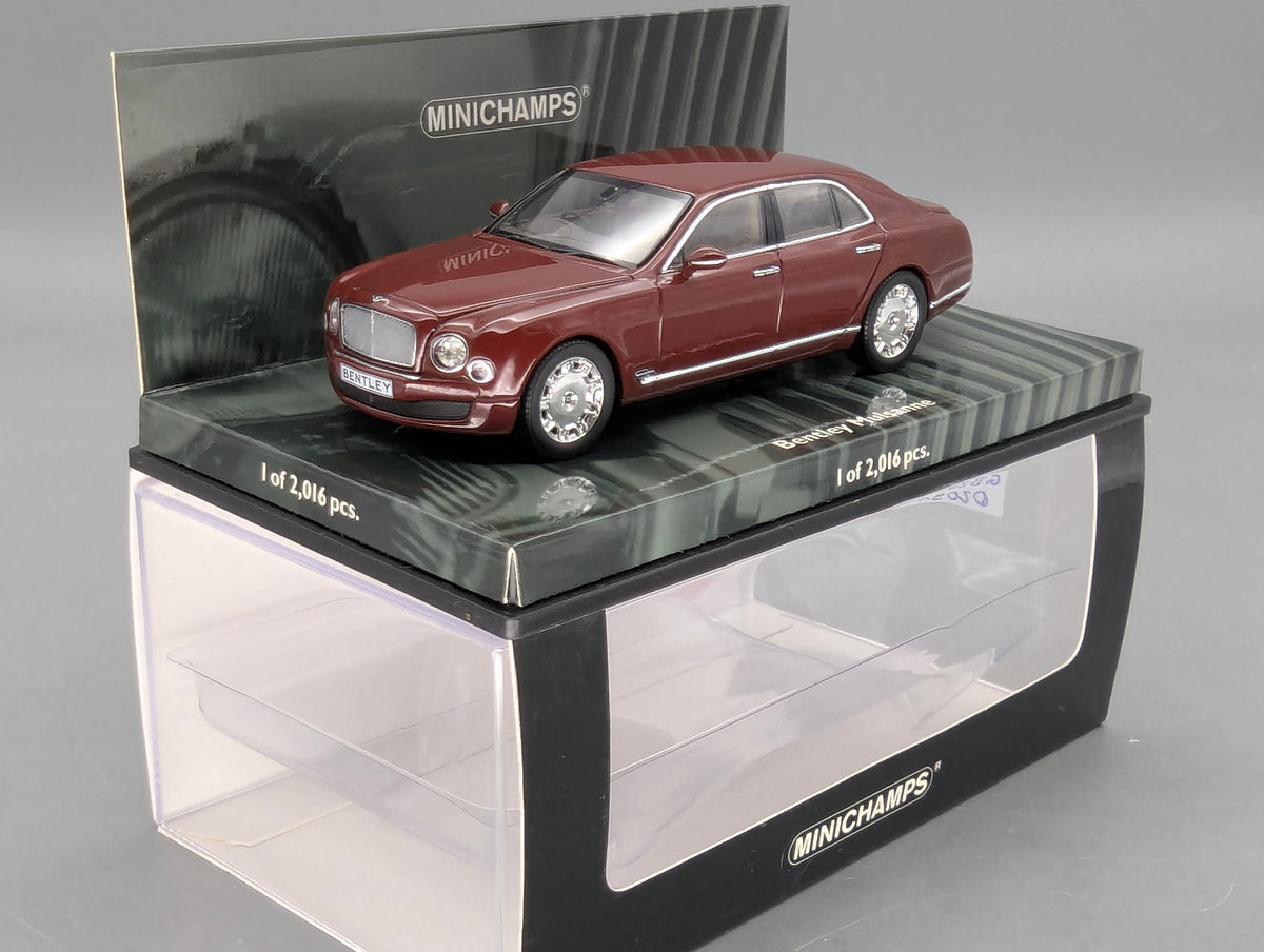 Modellautos 1:43 Minichamps Bentley Mulsanne 2010 Red Metallic mit OVP