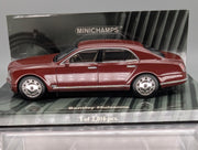Modellautos 1:43 Minichamps Bentley Mulsanne 2010 Red Metallic mit OVP