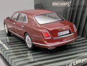 Modellautos 1:43 Minichamps Bentley Mulsanne 2010 Red Metallic mit OVP
