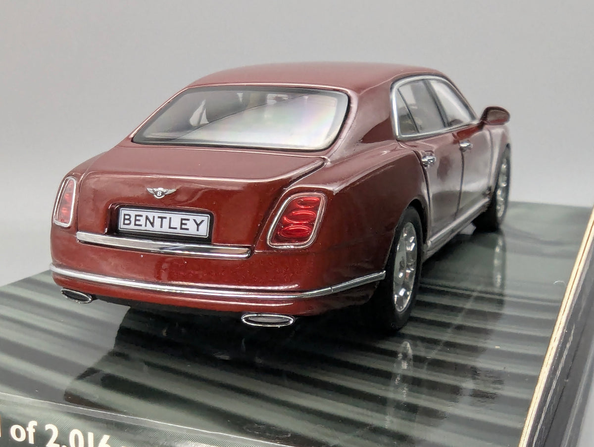 Modellautos 1:43 Minichamps Bentley Mulsanne 2010 Red Metallic mit OVP