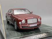 Modellautos 1:43 Minichamps Bentley Mulsanne 2010 Red Metallic mit OVP